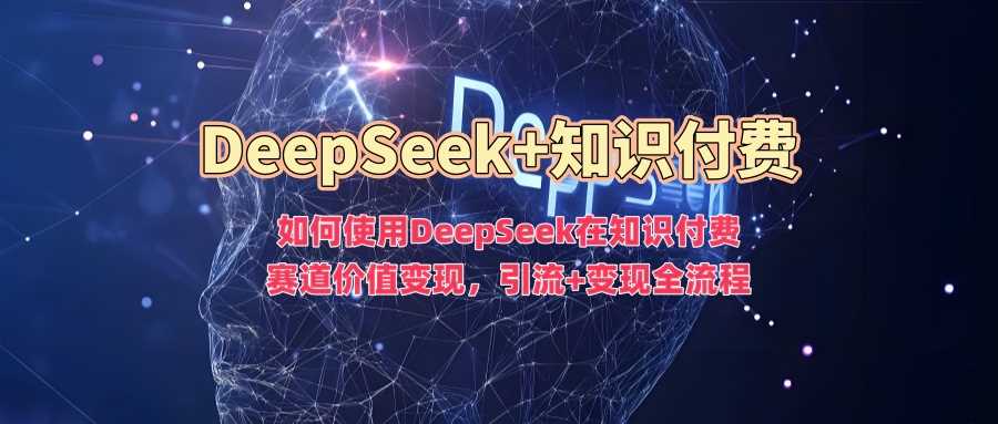 如何使用DeepSeek在知识付费赛道价值变现，引流+变现全流程 - 星空项目网-星空项目网