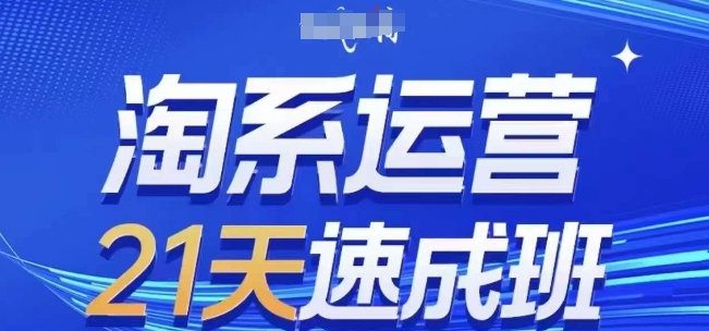 淘系运营21天速成班(更新25年2月)，0基础轻松搞定淘系运营，不做假把式 - 星空项目网-星空项目网