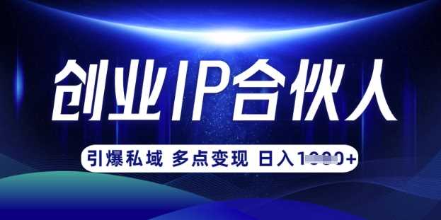 云帆·创业ip合伙人打造3.0，从0到1教你做网创，实现月入过W - 星空项目网-星空项目网