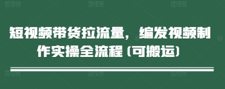 短视频带货拉流量，编发视频制作实操全流程(可搬运) - 星空项目网-星空项目网