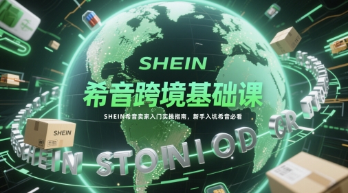 希音跨境基础课，SHEIN希音卖家入门实操指南，新手入坑希音必看 - 星空项目网-星空项目网